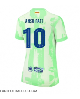 Barcelona Ansu Fati #10 Tricou Fotbal Replică 2024-25 Femei Treilea